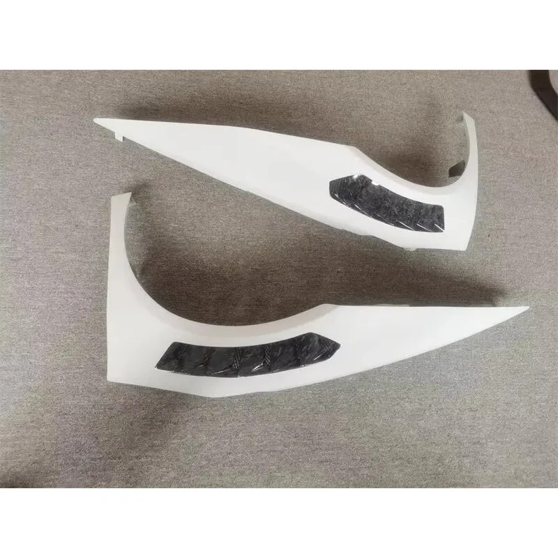 V Style Forged Carbon Fiber Front Fender for Huracan Lp580 Lp610 Leaf Plate Retrofit Body Kit Luxury Car Accessories